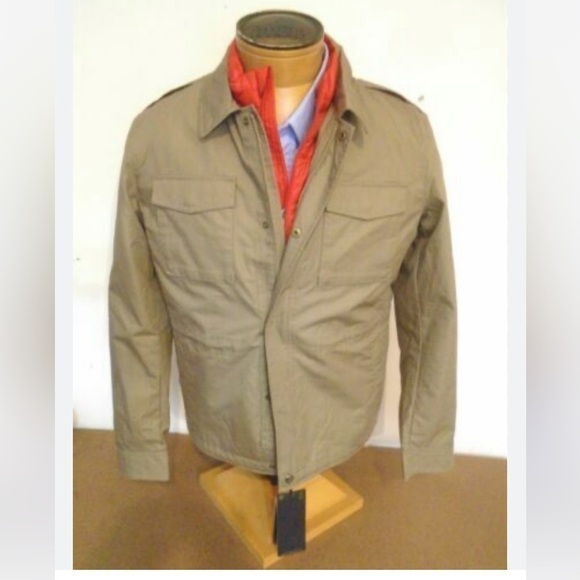 Massimo Dutti Technical
Field Safari Jacket Military with Removable Vest Liner - Picture 13 of 16